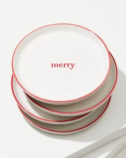 Tommy Bahama Drinkware & Bar<Holiday Appetizer Plates—Set of 4