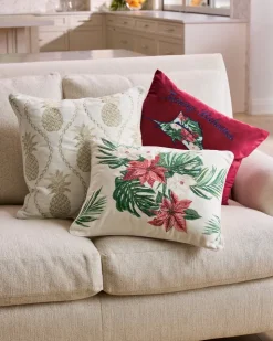 Tommy Bahama Pillows & Shams<Holiday Marlin Velvet Embroide Decorative Pillow