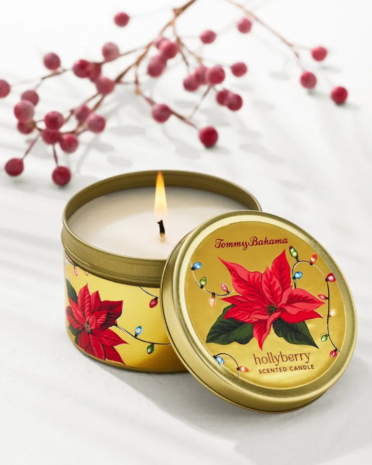 Tommy Bahama Candles & Diffusers<Hollyberry 6-oz. Travel Candle Tin