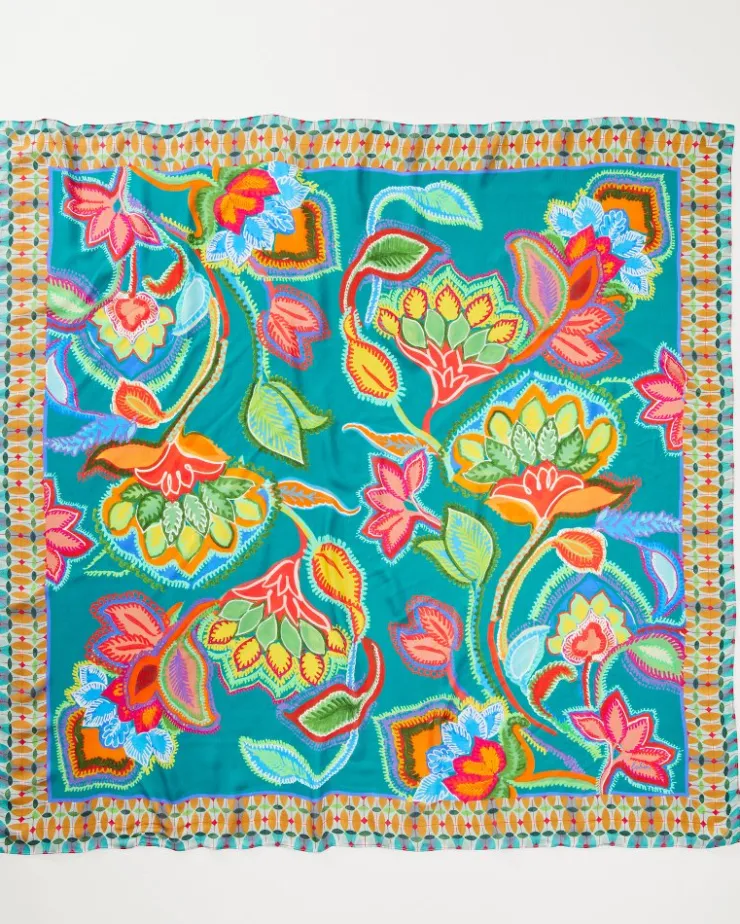 Women Tommy Bahama Scarves & Wraps<Hypnotic Garden Square Scarf