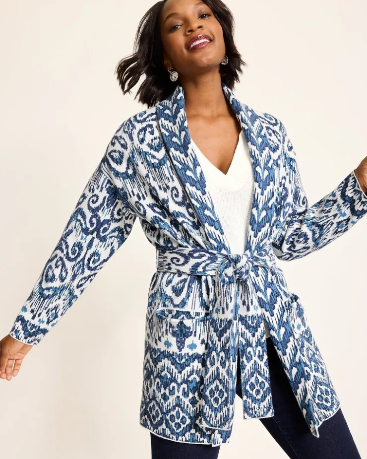 Women Tommy Bahama Jackets|Sweaters<Ikat Cardigan