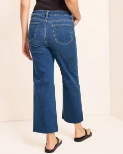 Women Tommy Bahama Pants & Crops|Jeans<Indigo Palms™ High-Rise Cropped Wide-Leg Jeans