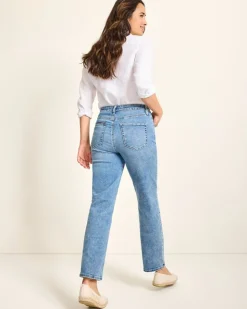 Women Tommy Bahama Pants & Crops|Jeans<Indigo Palms™ High-Rise Straight-Leg Jeans