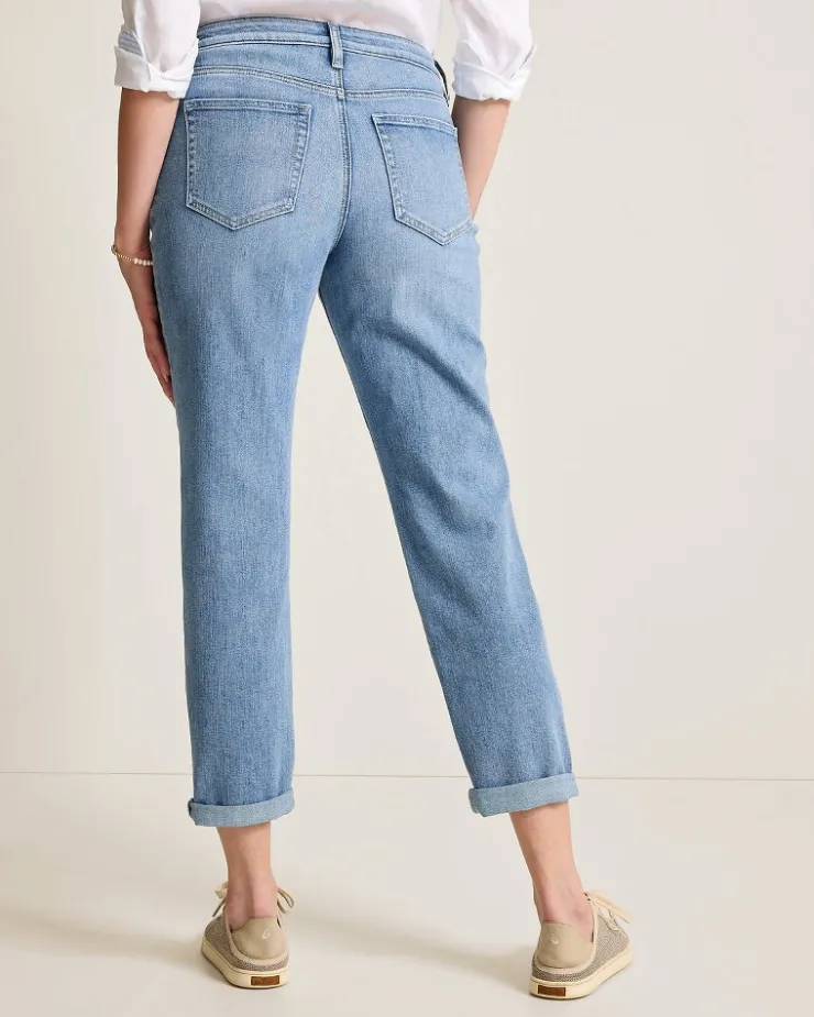 Women Tommy Bahama Pants & Crops|Jeans<Indigo Palms™ Mid-Rise Slim Boyfriend Jeans