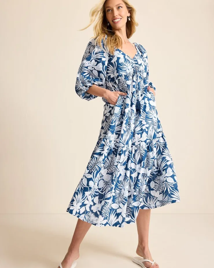 Women Tommy Bahama Beach Coverups|Dresses<Island Blooms Midi Coverup Dress