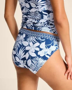 Women Tommy Bahama Bikini Bottoms<Island Cays Blooms High-Waist Bikini Bottoms