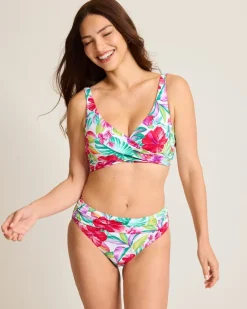 Women Tommy Bahama Bikini Tops<Island Cays Fiesta Underwire Wrap Bikini Top