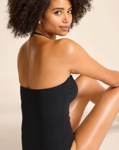 Women Tommy Bahama One-Piece Suits<Island Cays V-Front Bandeau One-Piece Swimsuit