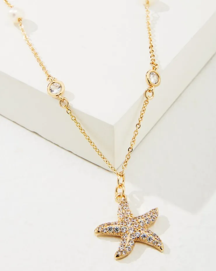 Women Tommy Bahama Jewelry<Island Essence Starfish Pearl Necklace