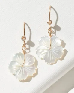 Women Tommy Bahama Jewelry<Island Essence Hibiscus Drop Earrings