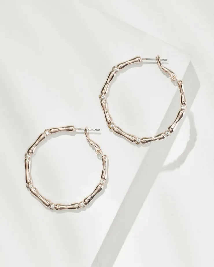 Women Tommy Bahama Jewelry<Island Essence Bamboo Hoop Earrings