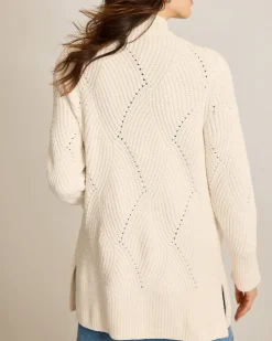 Women Tommy Bahama Loungewear|Sweaters<Island Luna Chenille Shell Stitch Cardigan