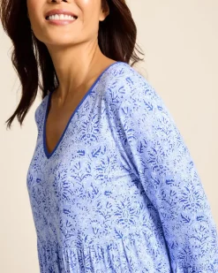 Women Tommy Bahama Sleepwear<Jersey 3/4-Sleeve Short Sleep Dress