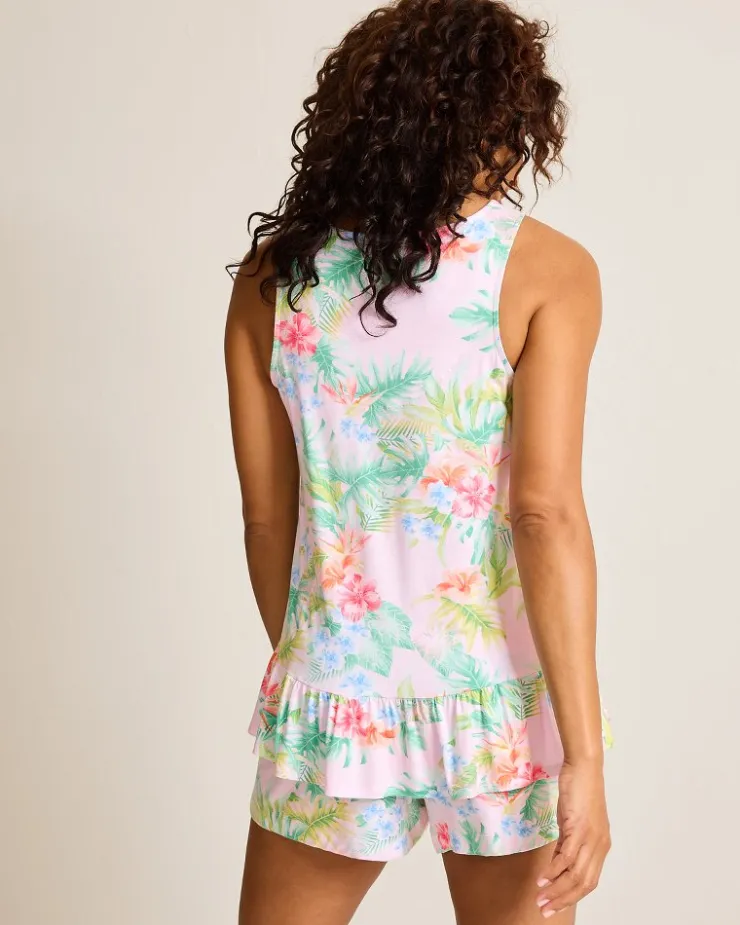 Women Tommy Bahama Sleepwear<Jersey Tank & Shorts Pajama Set