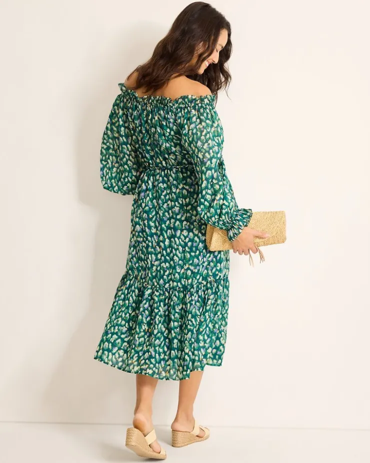 Women Tommy Bahama Dresses<Jeweled Jaguar Midi Dress