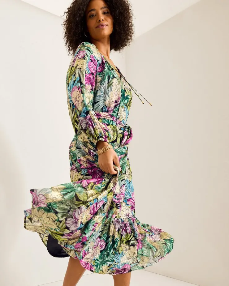 Women Tommy Bahama Dresses<Jungle Jewels Shimmer Maxi Dress