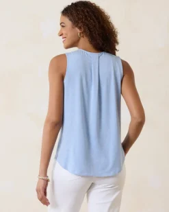 Women Tommy Bahama Loungewear|Tops & Shirts<Kauai Box Pleat Tank Top