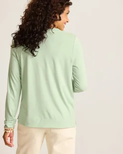 Women Tommy Bahama Loungewear|Tops & Shirts<Kauai Jersey Long-Sleeve V-Neck T-Shirt