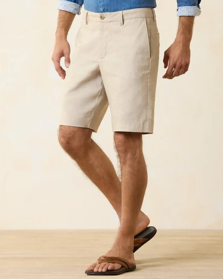 Tommy Bahama Shorts<Latigo Beach Linen-Blend Flat-Front 10-Inch Shorts