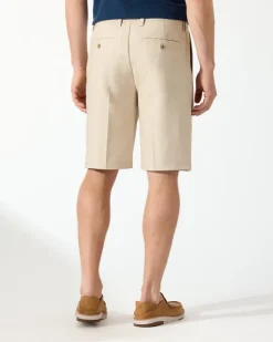 Tommy Bahama Shorts<Latigo Beach Linen-Blend Pleated 10-Inch Shorts