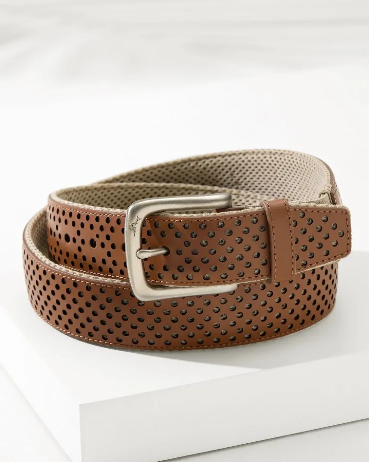 Tommy Bahama Belts<Leather Mesh Cushion Performance Belt