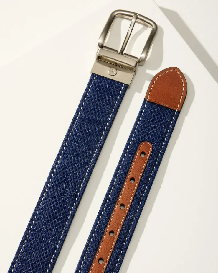 Tommy Bahama Belts<Leather Mesh Reversible Performance Belt