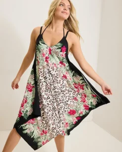 Women Tommy Bahama Beach Coverups|Dresses<Lily Cat Scarf Coverup Dress