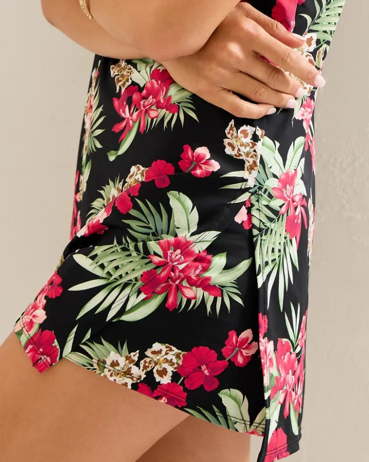 Women Tommy Bahama Beach Coverups|Dresses<Lily Cat Split-Neck Beach Romper