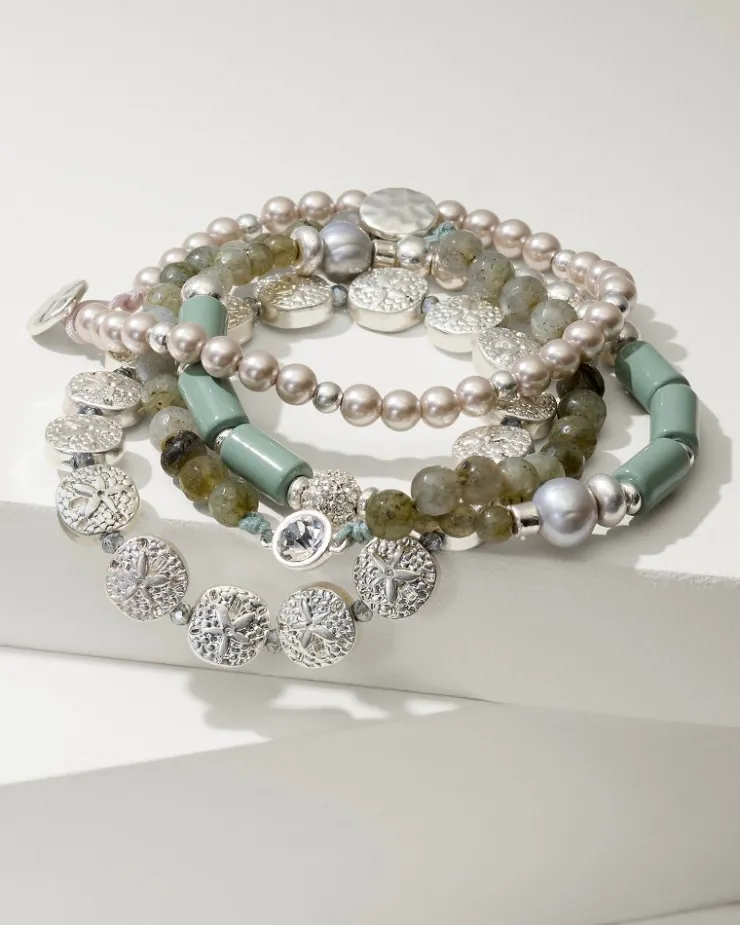 Women Tommy Bahama Jewelry<Marco Island Beaded Stretch Bracelet Set