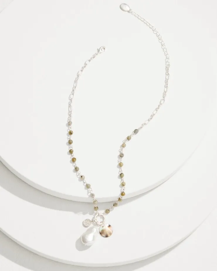 Women Tommy Bahama Jewelry<Marco Island Shell and Mother of Pearl Pendant Necklace