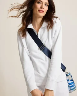 Women Tommy Bahama Loungewear|Sweaters<Marina Del Mar Half-Zip Sweatshirt