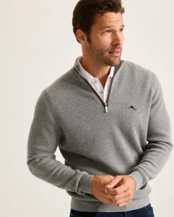 Tommy Bahama Sweaters<Marlin Luxe Half-Zip Sweater