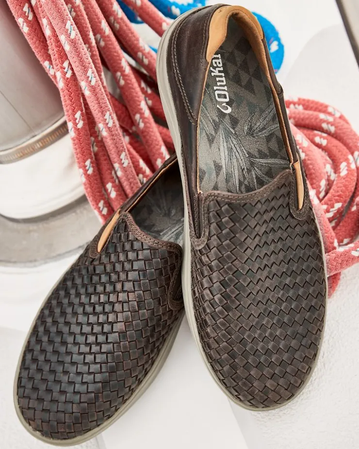 Tommy Bahama Shoes & Sandals<Men's OluKai® Lae'ahi Lauhala Slip-On Sneakers