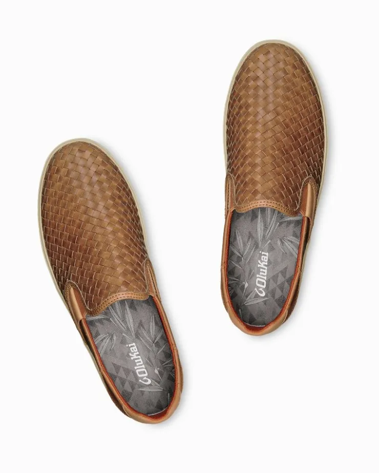 Tommy Bahama Shoes & Sandals<Men's OluKai® Lae'ahi Lauhala Slip-On Sneakers