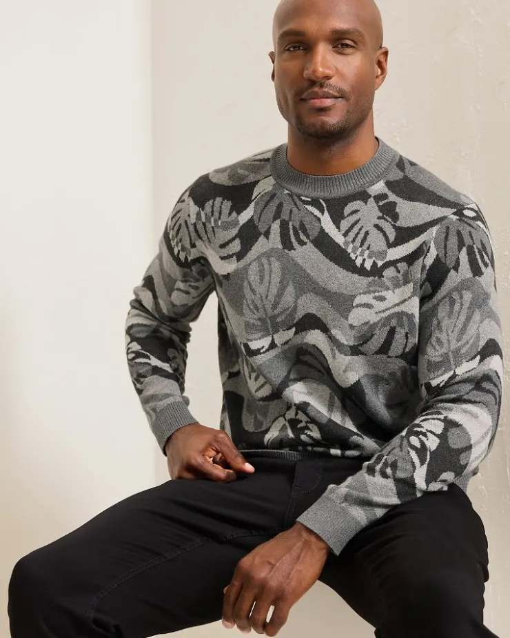 Tommy Bahama Sweaters<Monstera Camouflage Crew Sweater