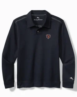 Tommy Bahama Sweatshirts|Polos<NFL Endzoner Long-Sleeve Snap Polo