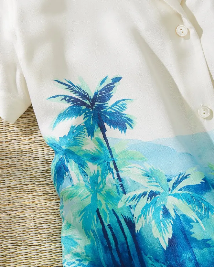 Women Tommy Bahama Tops & Shirts<Oceanside Views Talulla Silk Camp Shirt