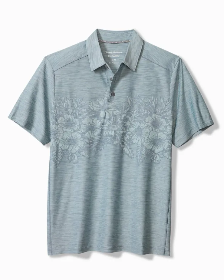 Tommy Bahama Polos|Shirts<Palm Coast Hibiscus Border IslandZone® Polo