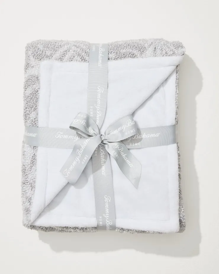 Tommy Bahama Throws<Palm Fronds Faux Teddy Throw
