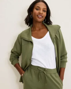 Women Tommy Bahama Loungewear|Jackets<Palm Voyage Full-Zip Jacket