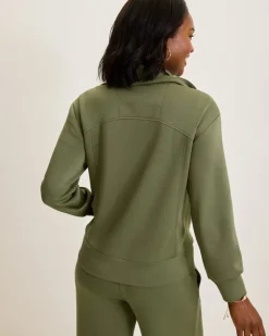 Women Tommy Bahama Loungewear|Jackets<Palm Voyage Full-Zip Jacket