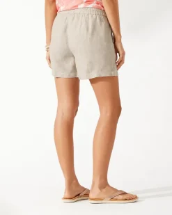 Women Tommy Bahama Shorts<Palmbray High-Rise Linen Easy Shorts