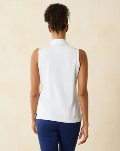 Women Tommy Bahama Tops & Shirts<Paradise Piqué Sleeveless Polo