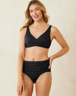 Women Tommy Bahama Bikini Tops<Pearl Underwire Wrap-Front Bikini Top