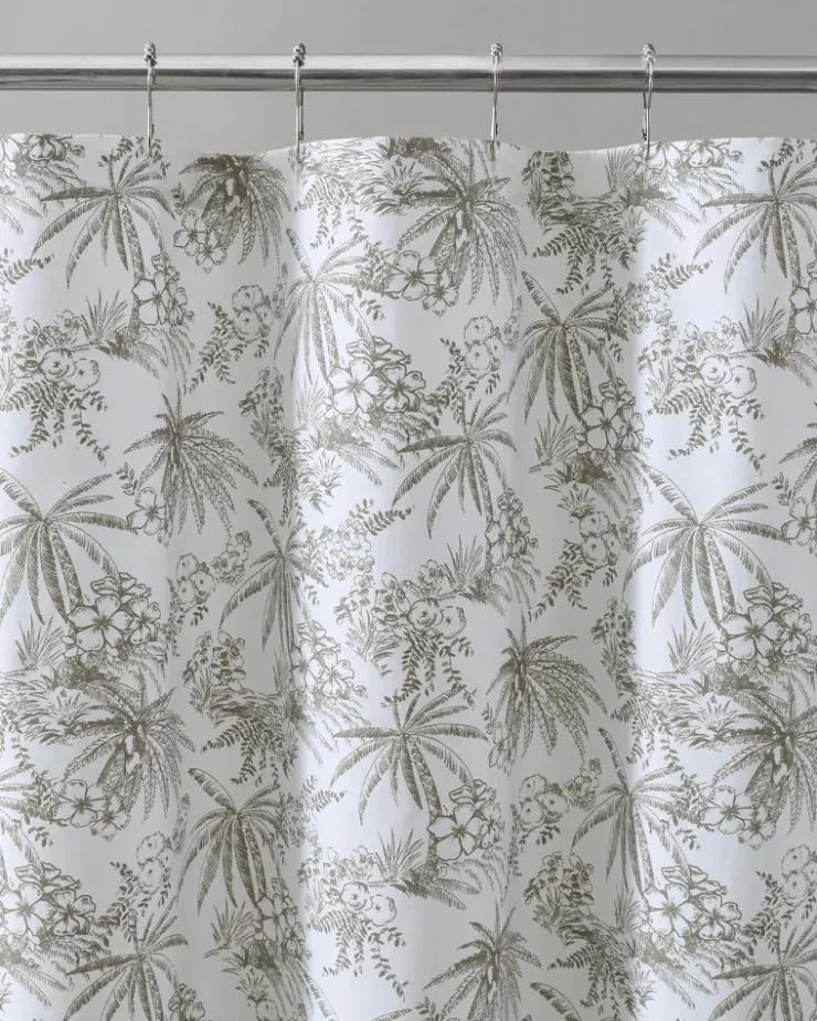Tommy Bahama Bath<Pen and Ink Bahama Palm Shower Curtain