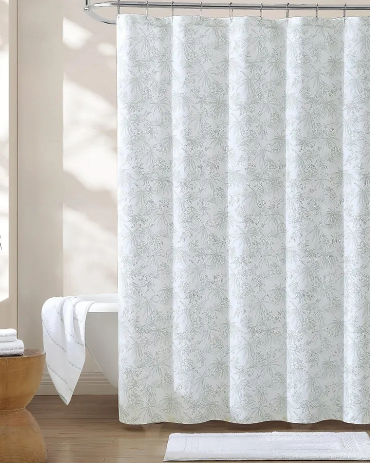 Tommy Bahama Bath<Pen and Ink Spring Palm Shower Curtain