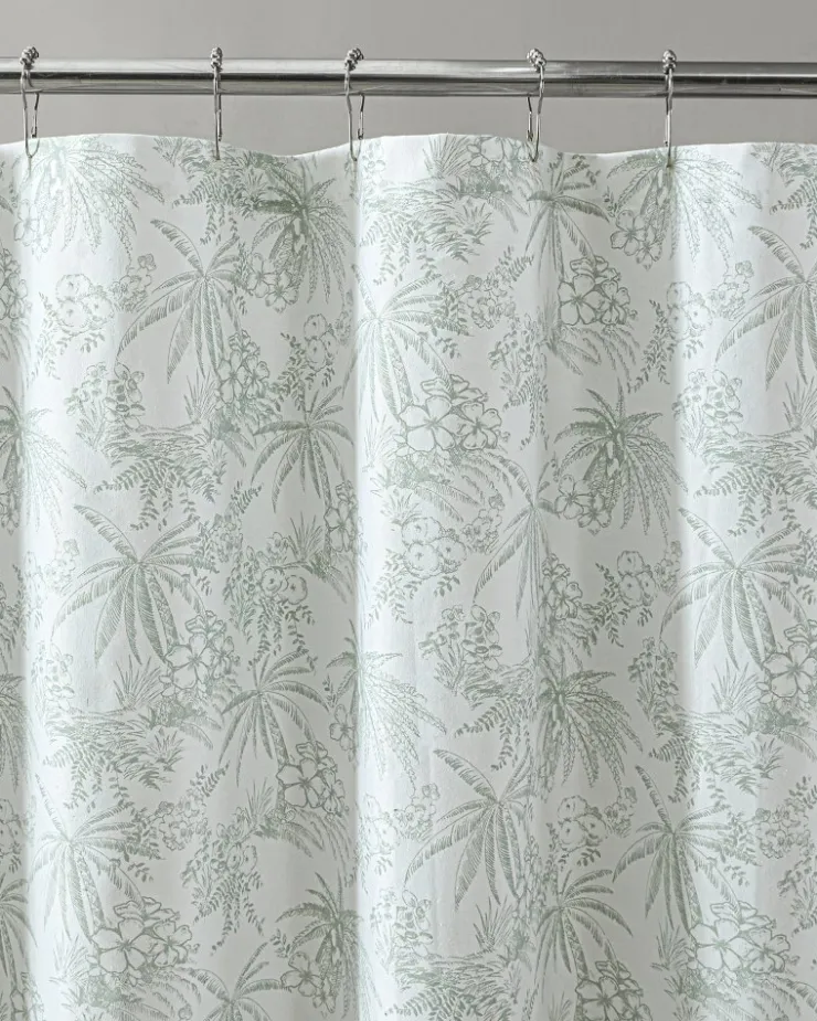 Tommy Bahama Bath<Pen and Ink Spring Palm Shower Curtain