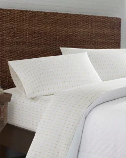 Tommy Bahama Sheet Sets & Bedskirts<Pineapple Pinstripe 4-Piece Queen Sheet Set