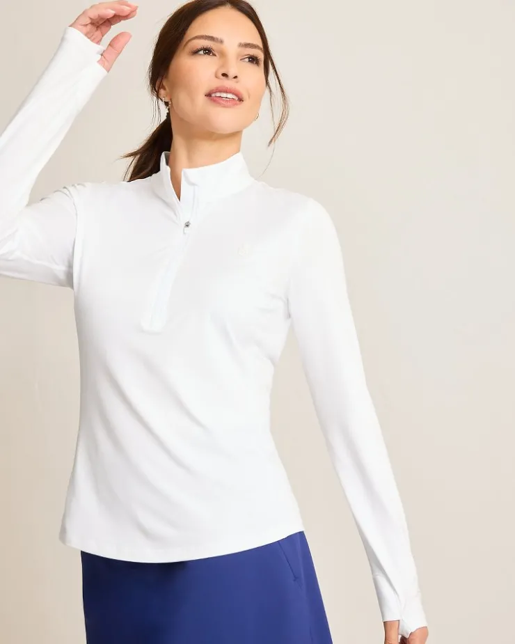 Women Tommy Bahama Loungewear|Jackets<Playa Vista Quarter-Zip IslandZone® Sweatshirt