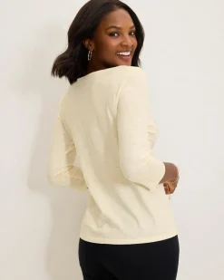 Women Tommy Bahama Tops & Shirts<Puerta Del Sol Lux 3/4-Sleeve T-Shirt